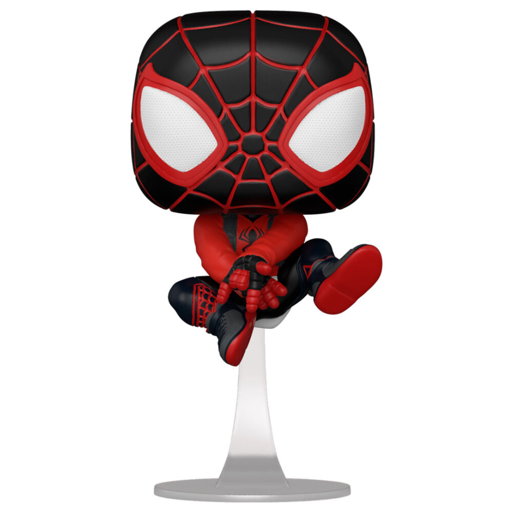 marvel pop figure spiderman miles morales bodega cat suit