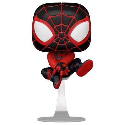 marvel pop figure spiderman miles morales bodega cat suit