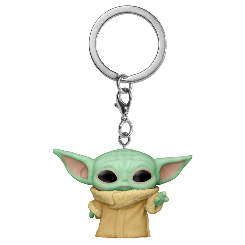 pocket pop keychain star wars the mandalorian yoda the child