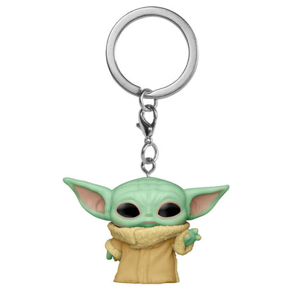 pocket pop keychain star wars the mandalorian yoda the child