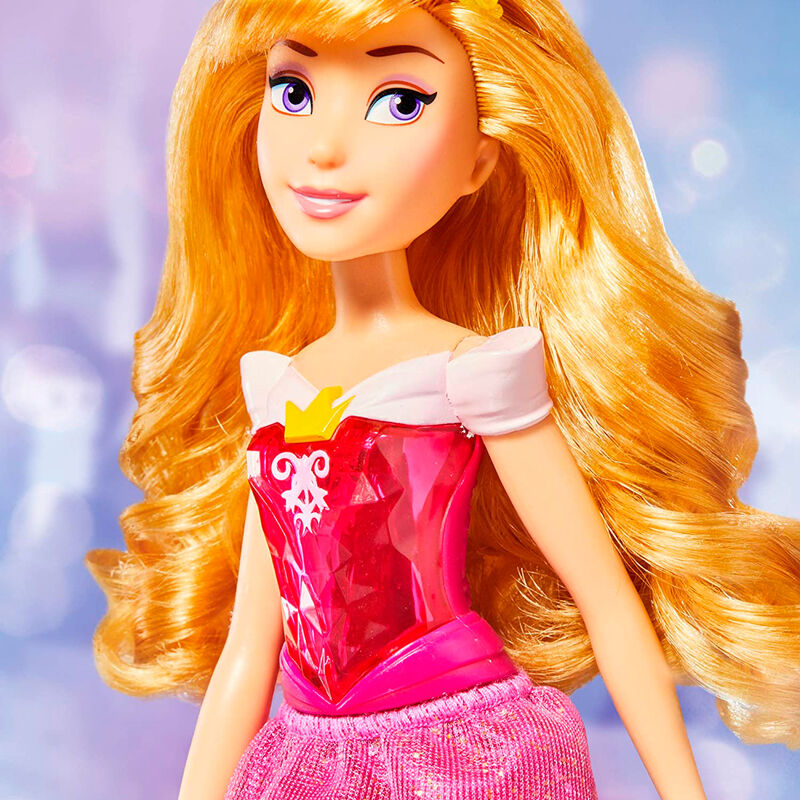 Boneca Aurora da Bela Adormecida da Disney com Glitter Real