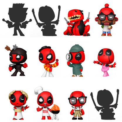 Action figure Mystery Minis Marvel Deadpool 30° anniversario