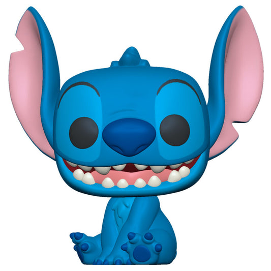 disney lilo and stitch pop figure  smiling seated stitch