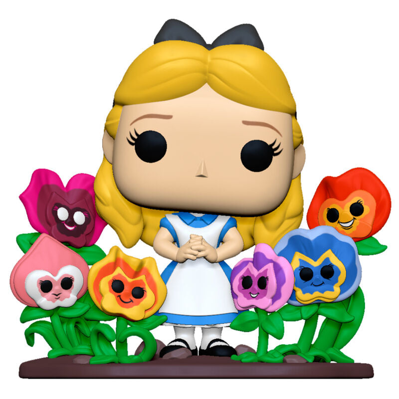 disney pop figure alice in wonderland 70th anniversary alice with flowers
