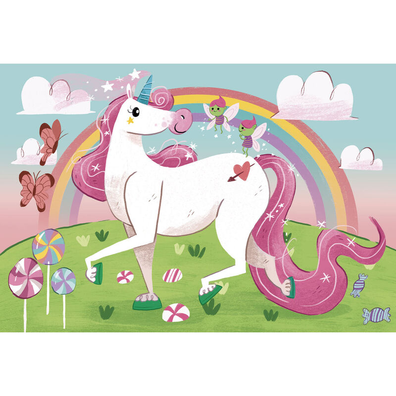 Puzzle Licorne 104 pièces