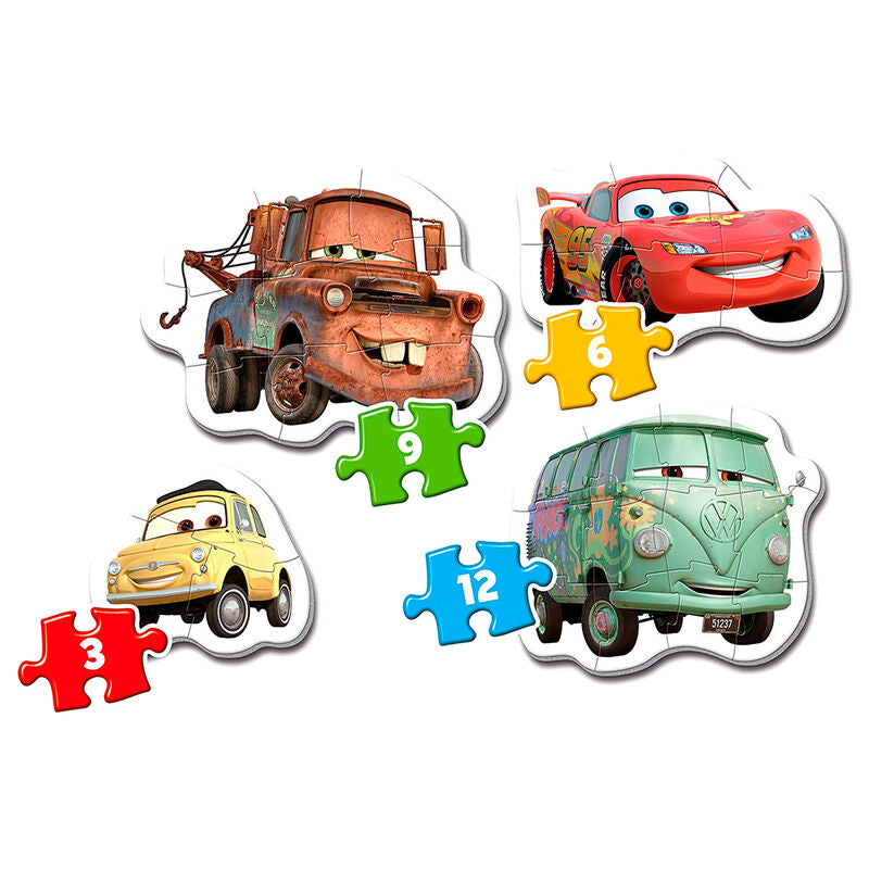 Mon premier puzzle Cars Disney 3 6 9 ou 12 pièces