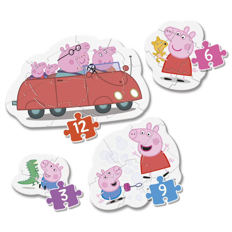 puzzle my first puzzle peppa pig 3 6 9 12pcs