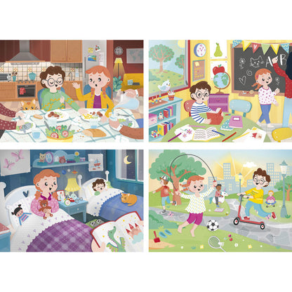 Puzzle A Good Day 2x20pcs 2x60pcs