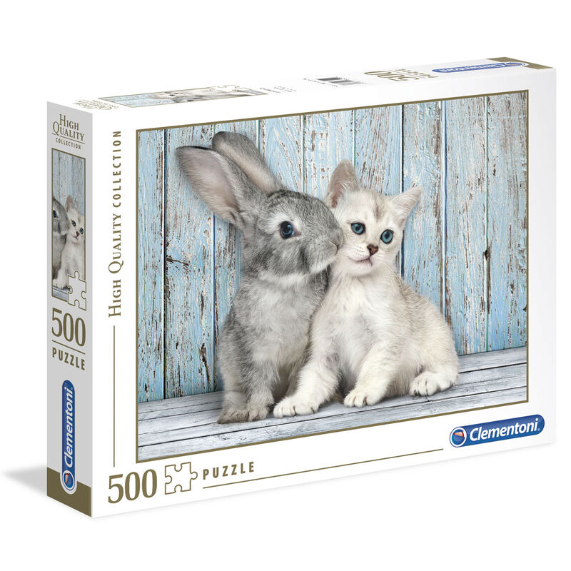 cat and rabbit puzzle 500pcs