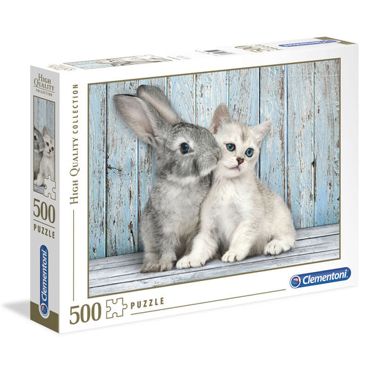 cat and rabbit puzzle 500pcs