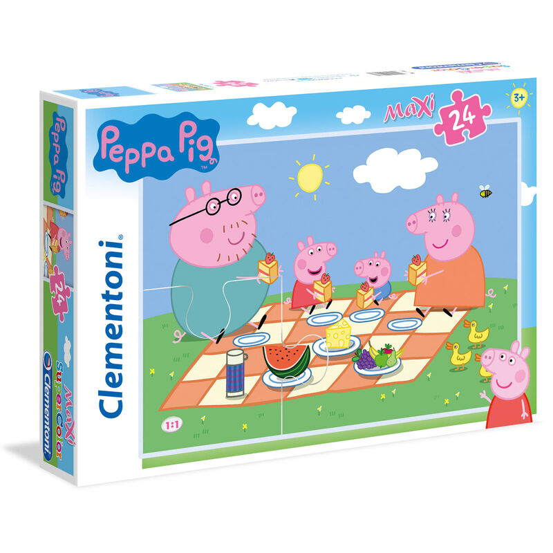 maxi peppa pig puzzle 24pcs