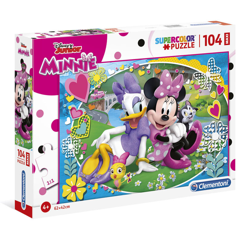 maxi minnie happy helpers puzzle 104pcs
