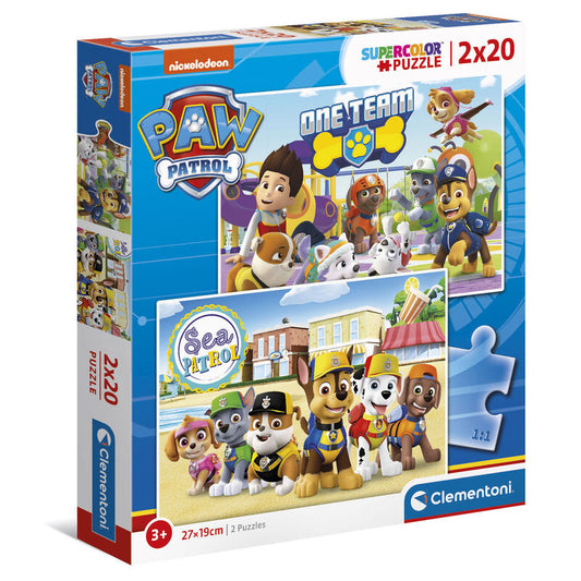 Paw Patrol Puzzle Paw Patrol 2x20pcs
