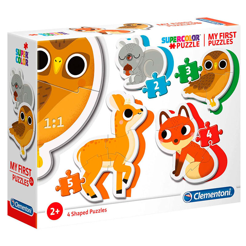 puzzle my first puzzle forest animals 2 3 4 5pcs