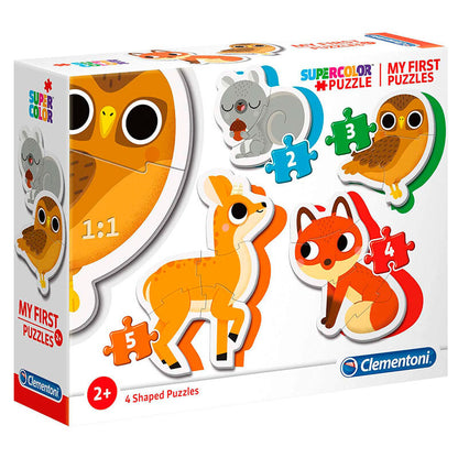 puzzle my first puzzle forest animals 2 3 4 5pcs