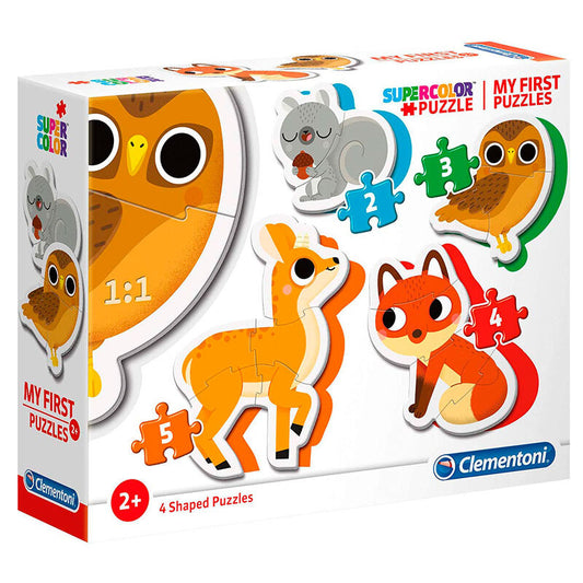 puzzle my first puzzle forest animals 2 3 4 5pcs