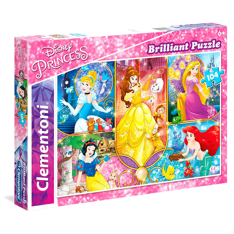 brilliant puzzle disney princesses 104pcs