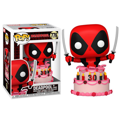 pop figure marvel deadpool 30th deadpool in cake