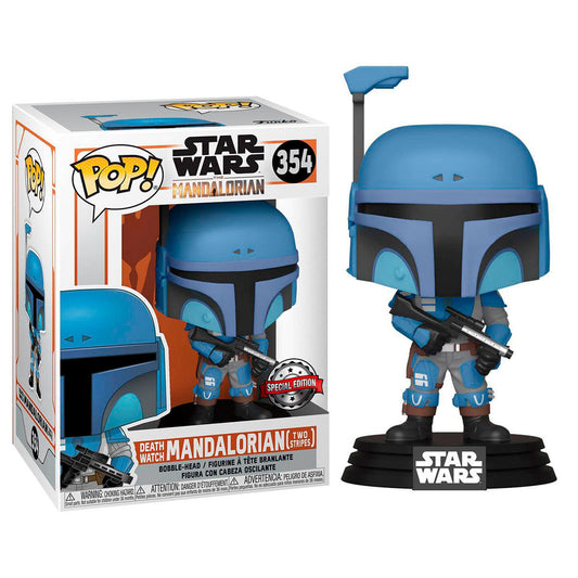 pop figure star wars mandalorian death watch mandalorian two stripes exclusive