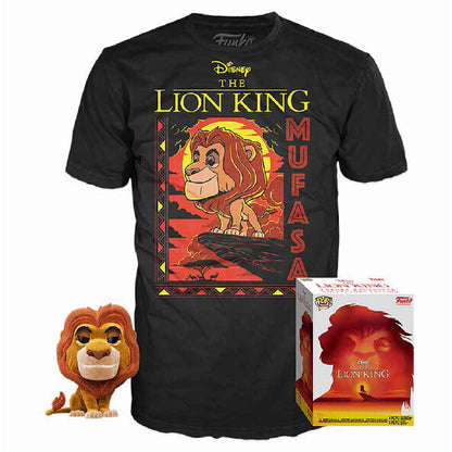 disney pop & tee figure set the lion king mufasa