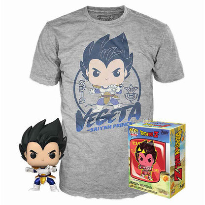 pop figure & tee set dragon ball z vegeta