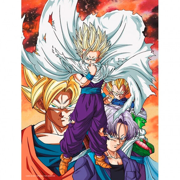crystal poster heroes vs cell dragon ball z