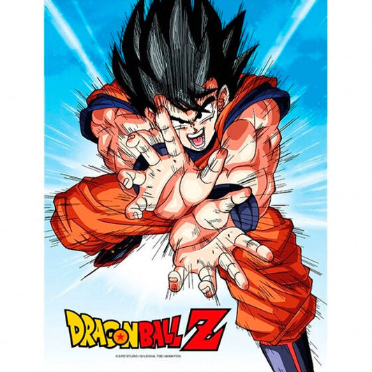 goku kame dragon ball z glass poster