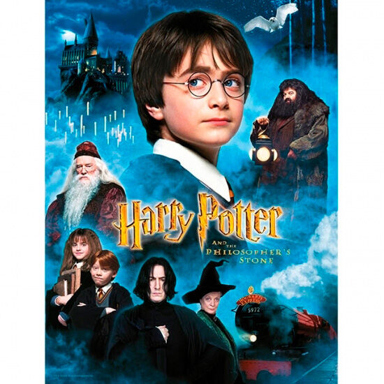 harry potter and the philosopher's stone glass poster