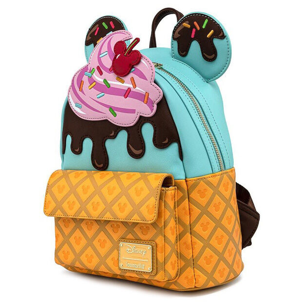 Eiscreme Rucksack von Mickey und Minnie Disney (Loungefly)