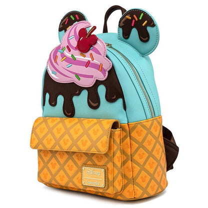 Eiscreme Rucksack von Mickey und Minnie Disney (Loungefly)