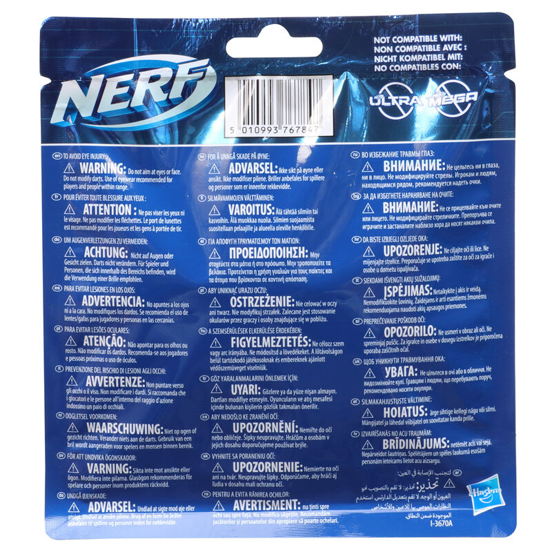 Pacote com 20 dardos Nerf Elite 2 0