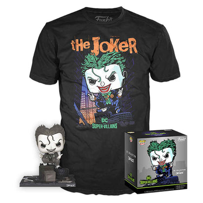pop figure & tee set dc comics jim lee joker