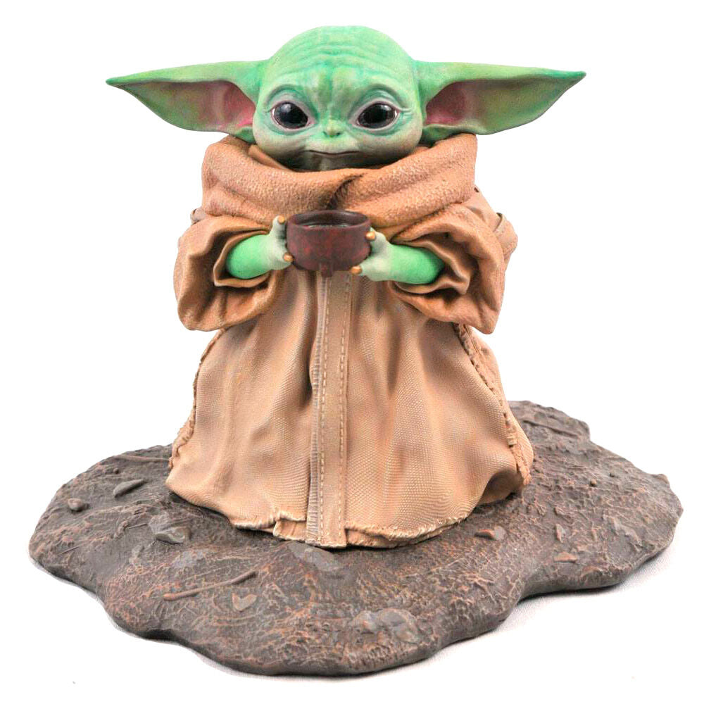 Statue Star Wars  The Child Soup  de la collection Premier 17 cm inspirée du Mandalorien.