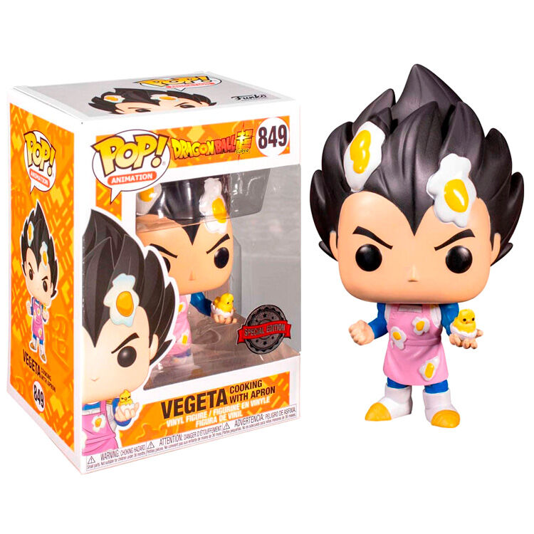 pop figure dragon ball super vegeta cooking with apron exclusive