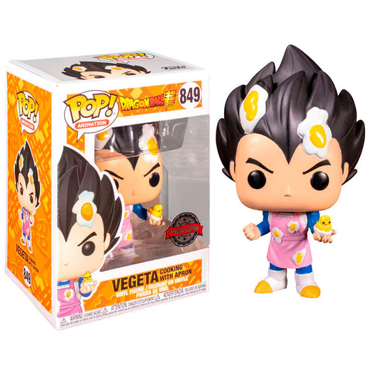 pop figure dragon ball super vegeta cooking with apron exclusive