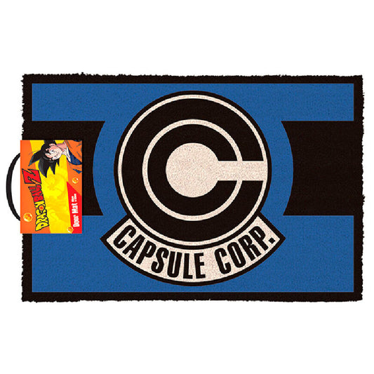 capsule corp dragon ball z doormat
