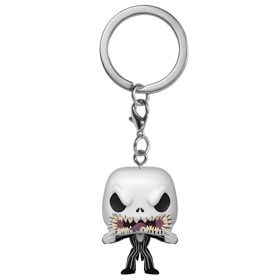 disney nightmare before christmas pocket pop keychain jack scary face