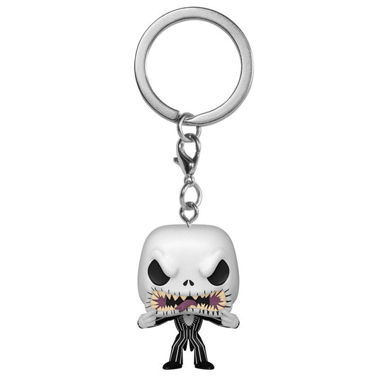disney nightmare before christmas pocket pop keychain jack scary face