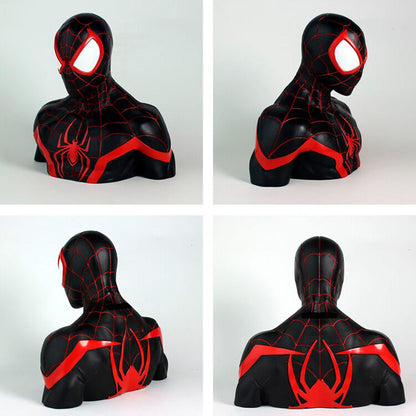 Busto de hucha de Miles Morales Spiderman Marvel de 20 cm