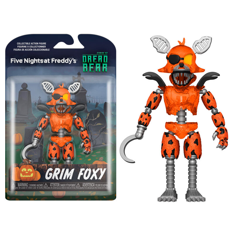 Boneco de ação Grim Foxy de Five Nights at Freddy's