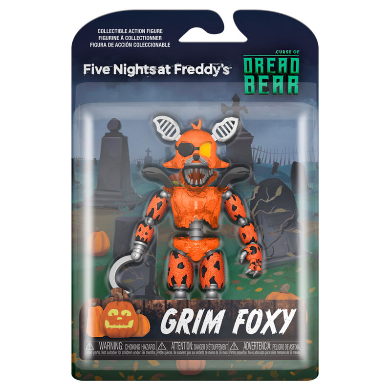 Boneco de ação Grim Foxy de Five Nights at Freddy's