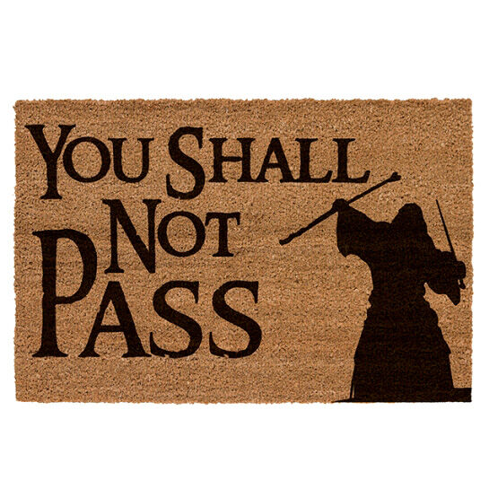 Doormat You Shall Not Pass The Lord of the Rings