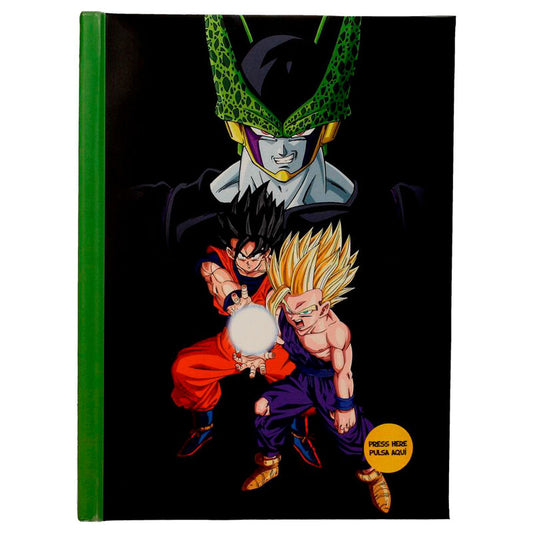a5 notebook cell final battle dragon ball z with light