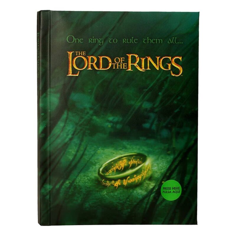 a5 notebook one ring to rule them all the lord of the rings with light