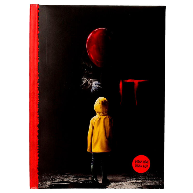 a5 balloon it notebook with light