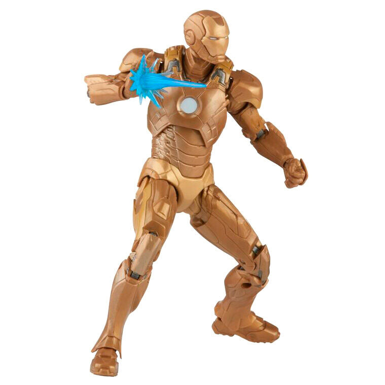 Blister 2 figures Happy Hogan and Iron Man Mark XXI Iron Man 3 The Infinity Saga Marvel 15cm