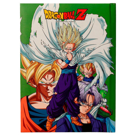 Cuaderno A5 Cell Batalla Final Dragon Ball Z con luz