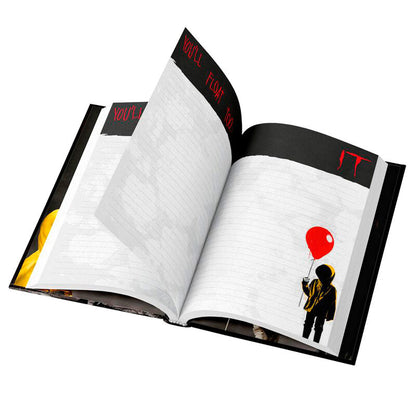A5 Balloon IT notebook with light