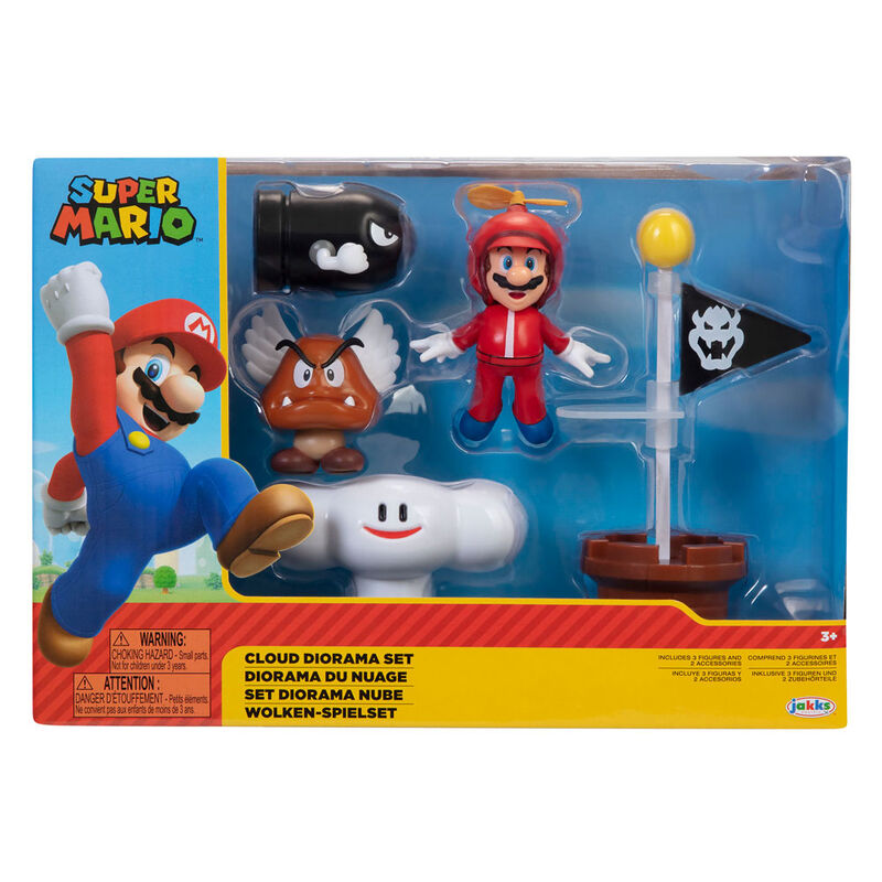 cloud diorama set super mario nintendo