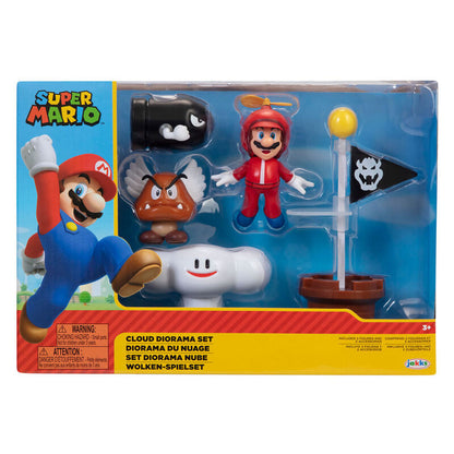 cloud diorama set super mario nintendo